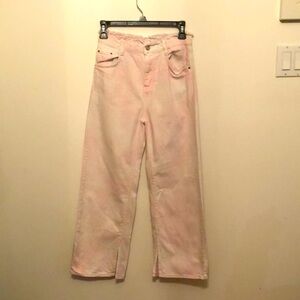 Light pink jeans